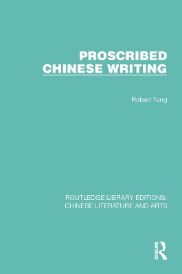 Proscribed Chinese Writing book