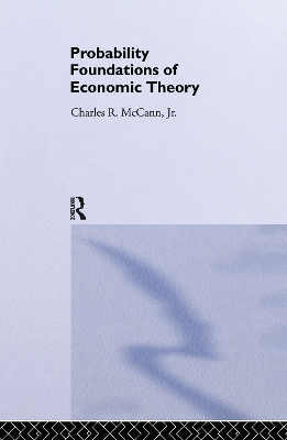 Probability Foundations of Economic Theory book