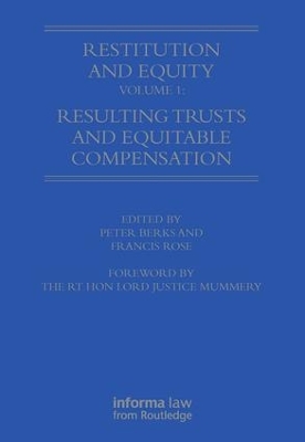 Restitution and Equity Volume 1: Resulting Trusts and Equitable Compensation book