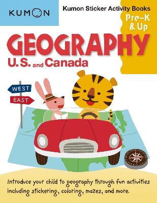 Geography Sticker Activity Book: US and Canada book