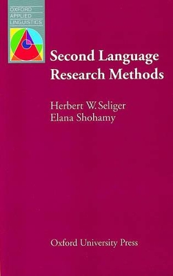 Second Language Research Methods book