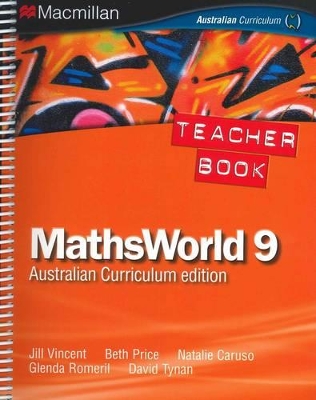 Mathsworld 9 Australian Curriculum Edition Teacher Resource Book book