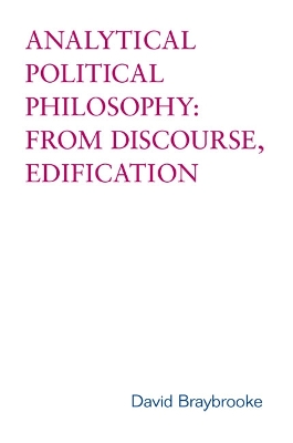 Analytical Political Philosophy book