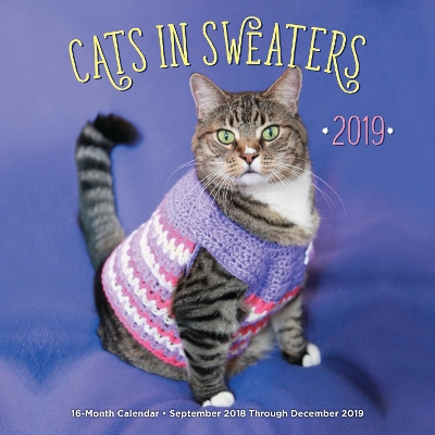 Cats In Sweaters 2019: 16-Month Calendar - September 2018 through December 2019 book