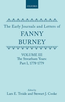 The Early Journals and Letters of Fanny Burney book