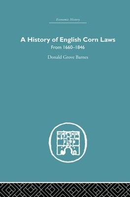 History of English Corn Laws book