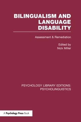 Bilingualism and Language Disability book