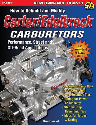 How to Rebuild and Modify Carter/Edelbrock Carburetors book