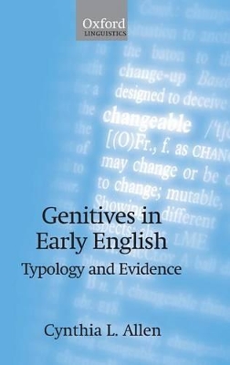 Genitives in Early English book