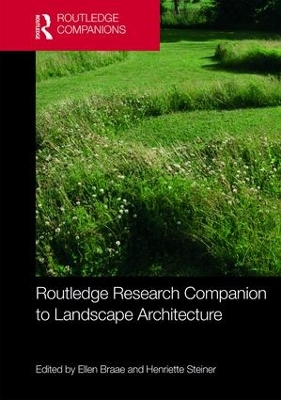 Routledge Research Companion to Landscape Architecture book
