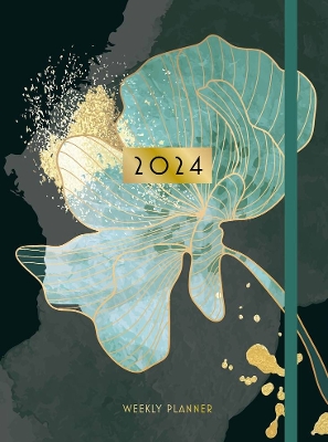 Green Gold Flower (2024 Planner) book