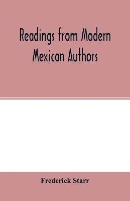 Readings from modern Mexican authors book