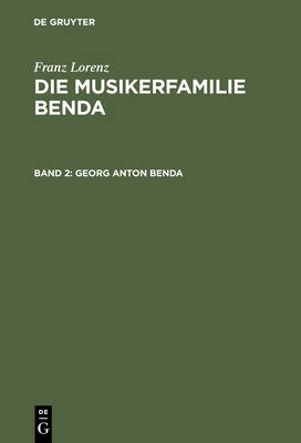 Georg Anton Benda book