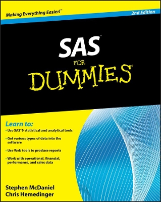 SAS For Dummies by Chris Hemedinger
