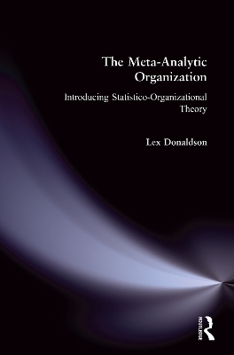 The Meta-Analytic Organization by Lex Donaldson