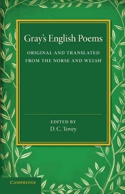 The Gray's English Poems by Thomas Gray