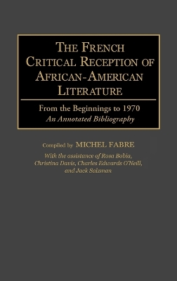 French Critical Reception of African-American Literature book