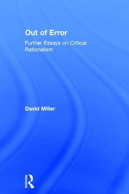 Out of Error book