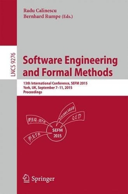 Software Engineering and Formal Methods book