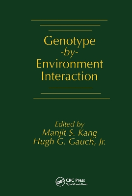 Genotype-by-Environment Interaction book