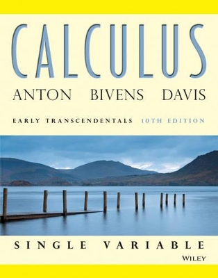 Calculus Early Transcendentals Single Variable 10E book