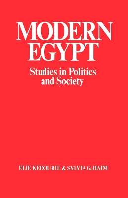 Modern Egypt by Sylvia G. Haim
