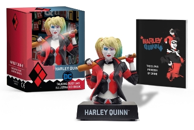 Harley Quinn Talking Figure and Illustrated Book book