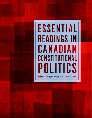 Essential Readings in Canadian Constitutional Politics book