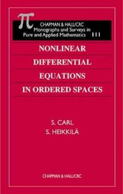 Nonlinear Differential Equations in Ordered Spaces book