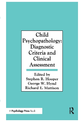 Child Psychopathology by Stephen R. Hooper