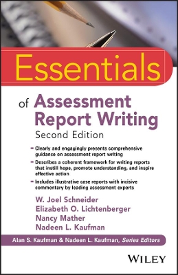 Essentials of Assessment Report Writing by Elizabeth O. Lichtenberger