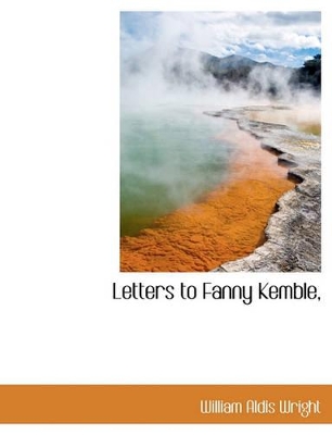 Letters to Fanny Kemble, book