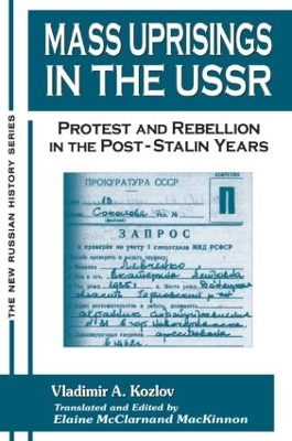 Mass Uprisings in the USSR book