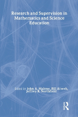Research and Supervision in Mathematics and Science Education book