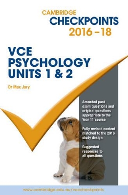 Cambridge Checkpoints VCE Psychology Units 1 and 2 2016-2018 book