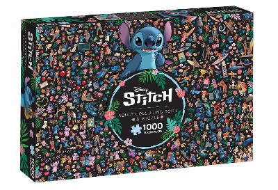 Stitch: Adult Colouring Book and Puzzle (Disney: 1000 Pieces) book