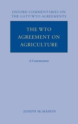 WTO Agreement on Agriculture book