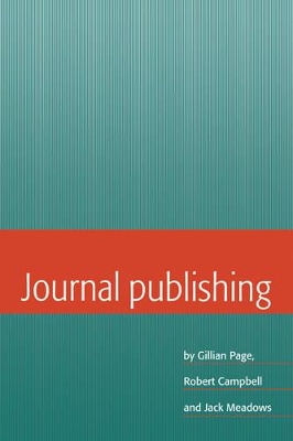 Journal Publishing by Gillian Page