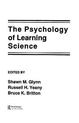 Psychology of Learning Science book