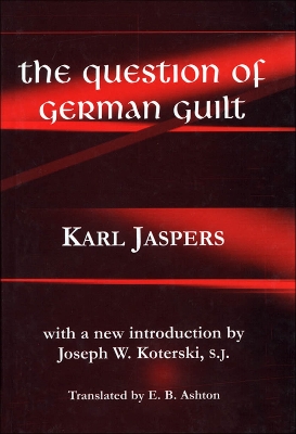 Question of German Guilt book