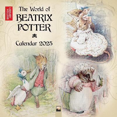 British Library: Beatrix Potter Wall Calendar 2025 (Art Calendar) book