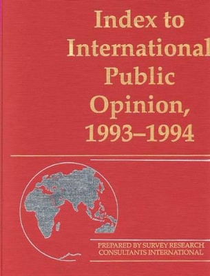 Index to International Public Opinion, 1993-1994 book