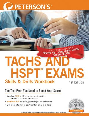 Peterson’s TACHS and HSPT Exams Skills & Drills Workbook book