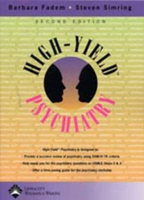 High-yield Psychiatry book