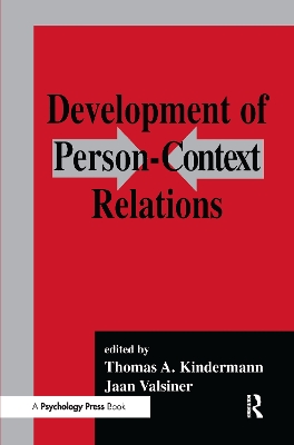 Development of Person/Context Relations book