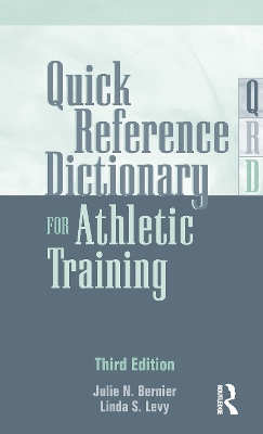 Quick Reference Dictionary for Athletic Training book