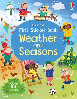 First Sticker Book Weather and Seasons book