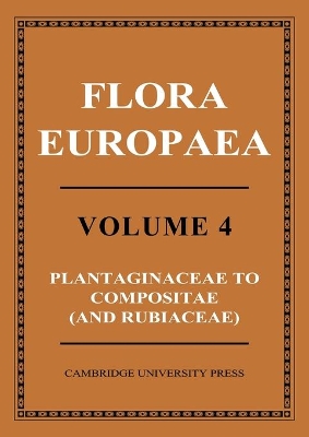 Flora Europaea by T. G. Tutin