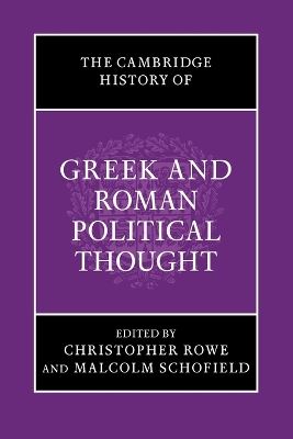 Cambridge History of Greek and Roman Political Thought book