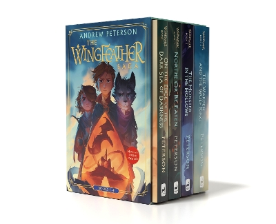 Wingfeather Saga Boxed Set: On the Edge of the Dark Sea of Darkness; North! Or Be Eaten; The Monster in the Hollows; The Warden and the Wolf King by Andrew Peterson